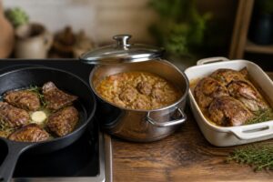 découvrez nos techniques faciles pour cuire le foie de lapin à la poêle, en cocotte ou au four, et réussissez des recettes savoureuses et fondantes.