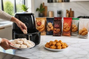 découvrez les temps de cuisson idéaux pour nuggets surgelés et frais à l'air fryer, avec des conseils adaptés aux différentes marques pour un résultat croustillant et savoureux.