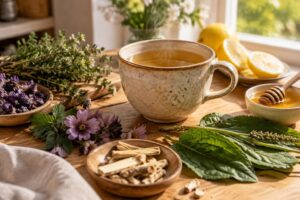 découvrez les plantes à privilégier en tisane pour apaiser une toux sèche, calmer l’irritation de la gorge et favoriser un soulagement naturel.